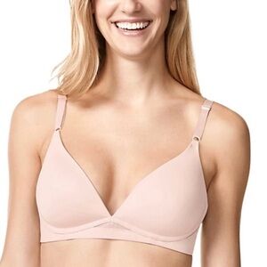 Warner’s Women's Flex Revolution Light Pink Underwire Contour Bra, Size 40D